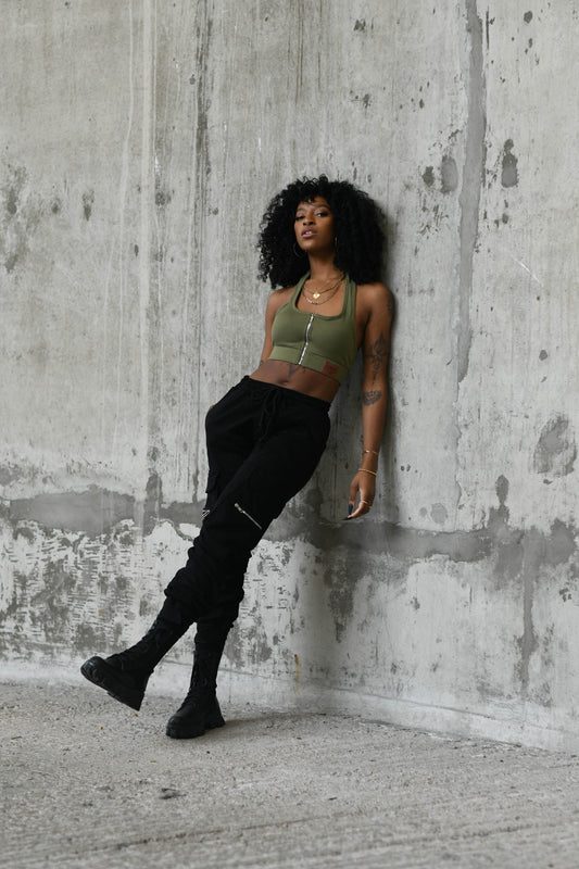 The Crop Top Collection - Black, Khaki and White