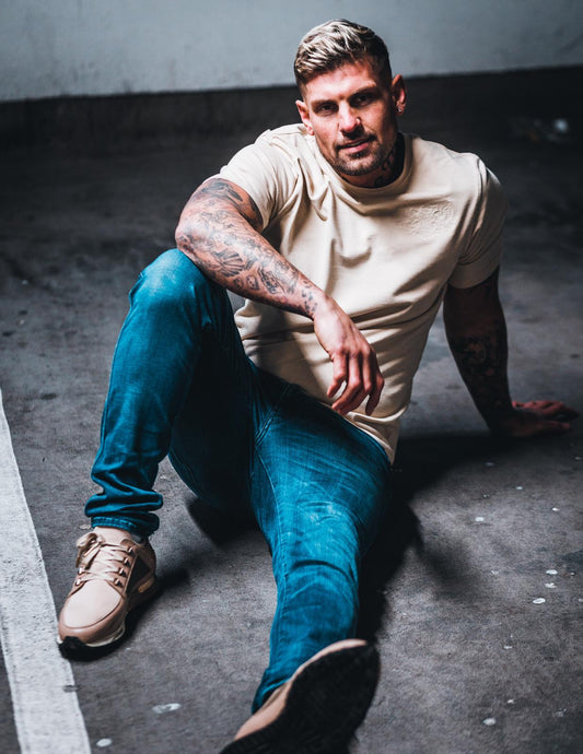 Signature T Shirt - Sand