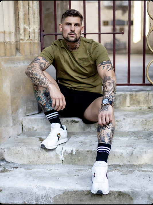 Signature T Shirt - Khaki