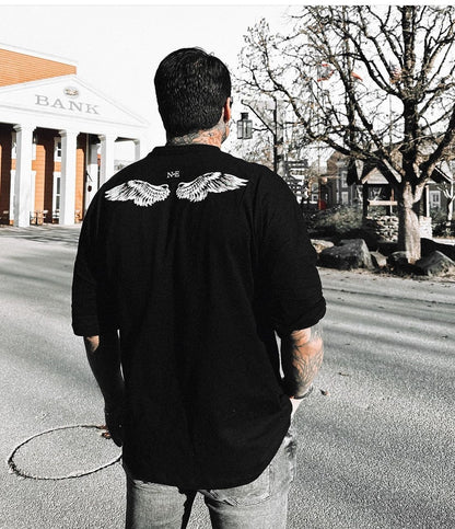 The Legacy oversized black tee